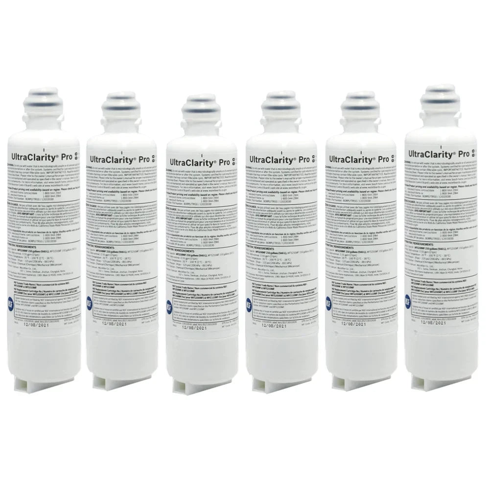 Pro Refrigerator 6 Pcs Filter,High BORPLFTR50 compatibility Clarity Water Ultra Bosch