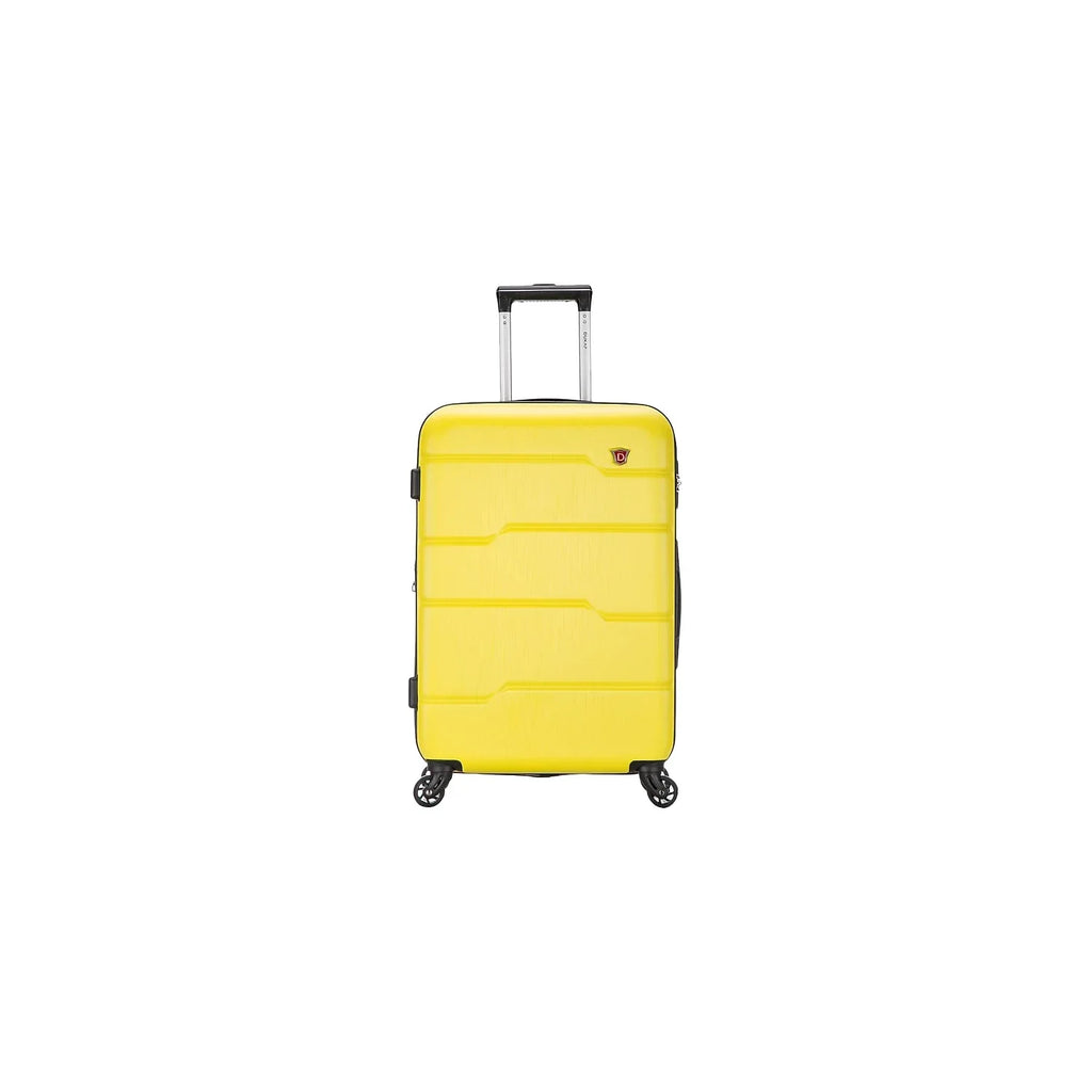 Luggage Yellow (DKROD00M-YEL) RODEZ Plastic DUKAP 4-Wheel Spinner
