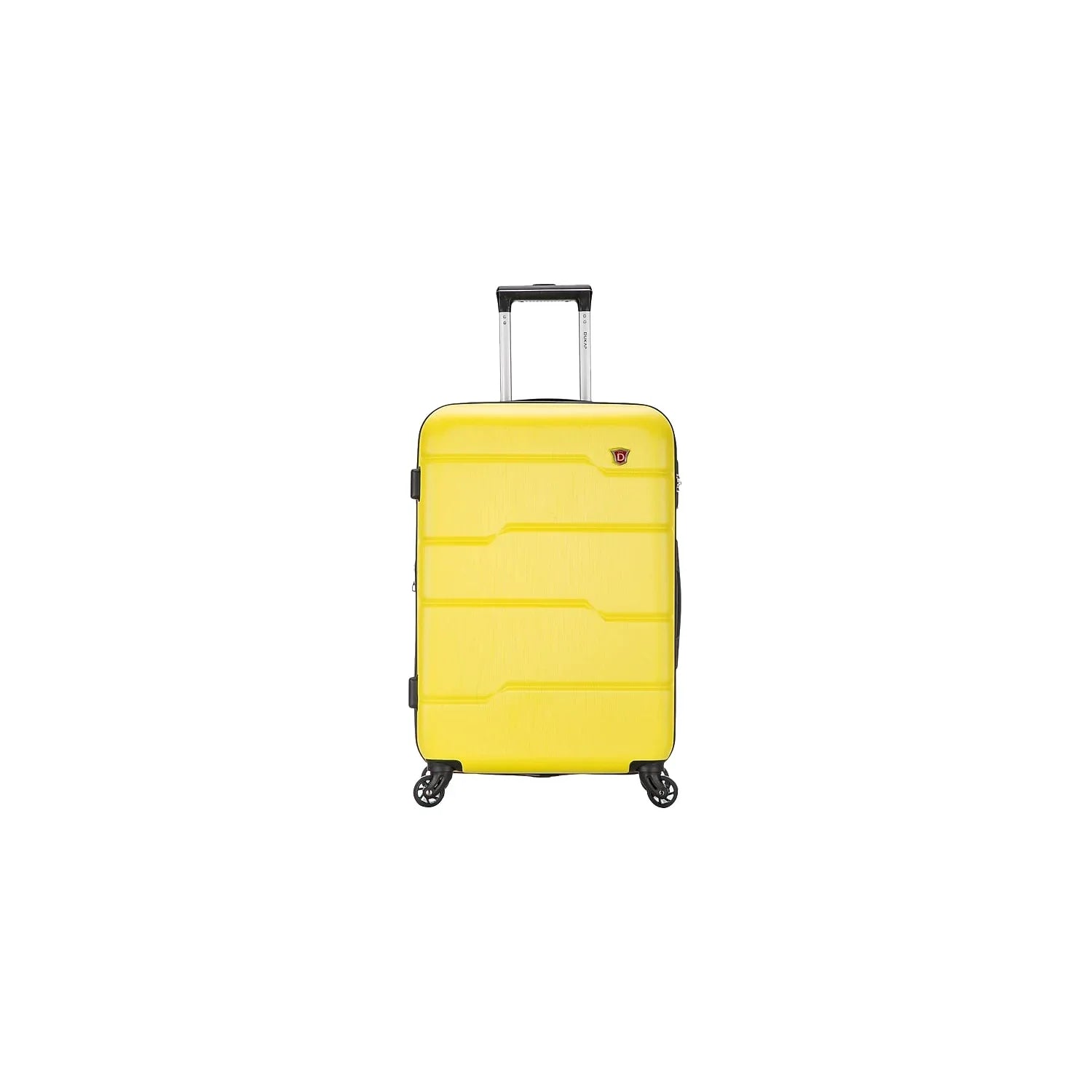 Luggage Yellow (DKROD00M-YEL) RODEZ Plastic DUKAP 4-Wheel Spinner
