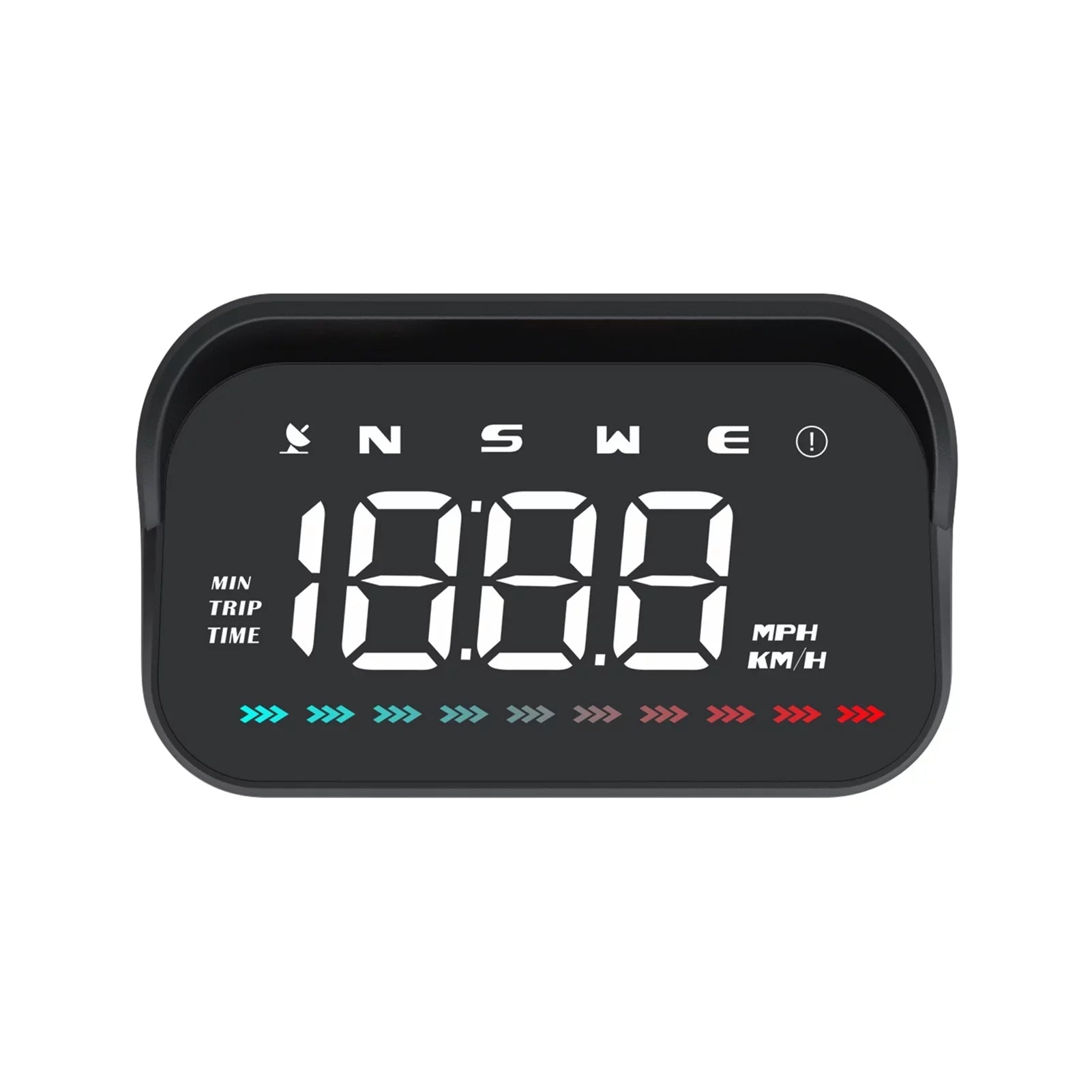 Time, Speedometer Car, Alert Ambient Speed & Distance, Travel GPS Heads-Up Over-Speed Apexeon Direction, Digital Display Light, for