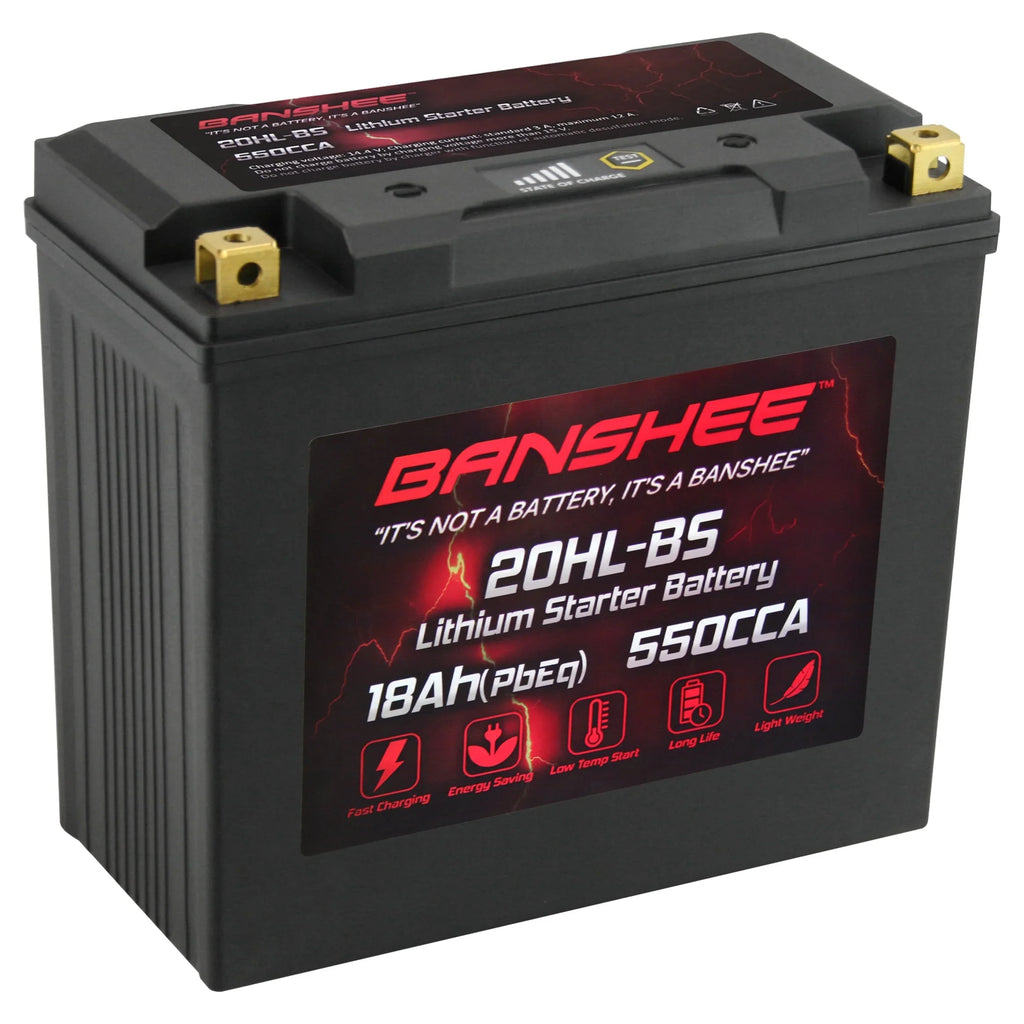 LiFePO4 2015 Battery 20L-BS WaveRunner Sport with Banshee to 2015 V1 Compatible Motorsports VX1100D Yamaha