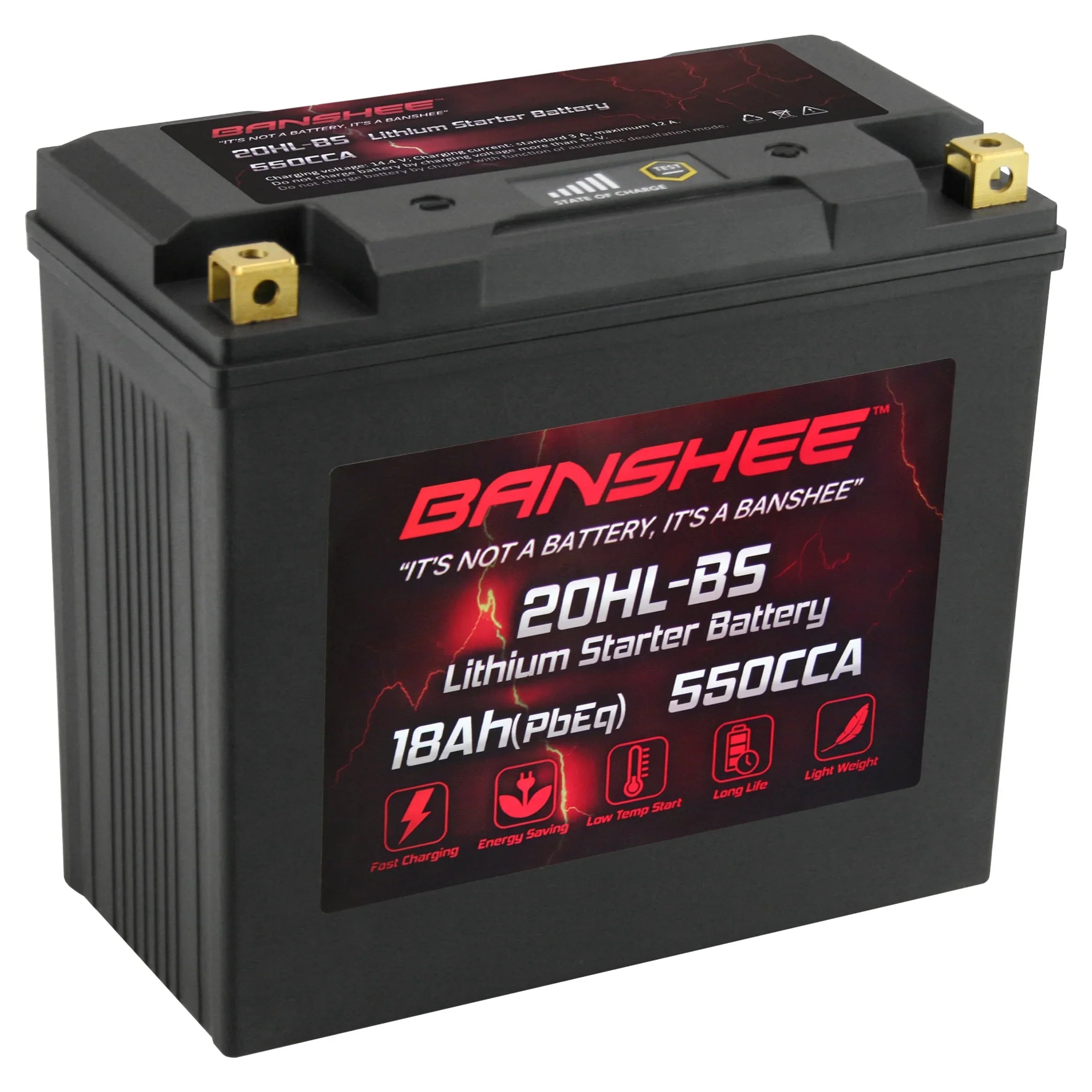LiFePO4 2015 Battery 20L-BS WaveRunner Sport with Banshee to 2015 V1 Compatible Motorsports VX1100D Yamaha