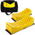 Camper for Camper 35000lbs Pack 2 Levelers Chocks Curved Leveling Leveler Trucks BENTISM Honeycomb Blocks Campers Trailers RV Vans