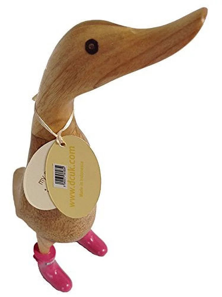 Ducklet - Duck Boots - The Welly Fuchsia - Company Solid Natural Large DCUK,