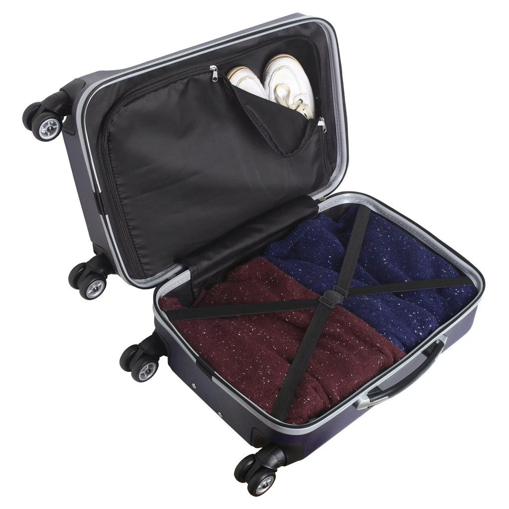 8-Wheel Spinner Carry-On Atlanta Navy Luggage MOJO 21" Hawks Hardcase
