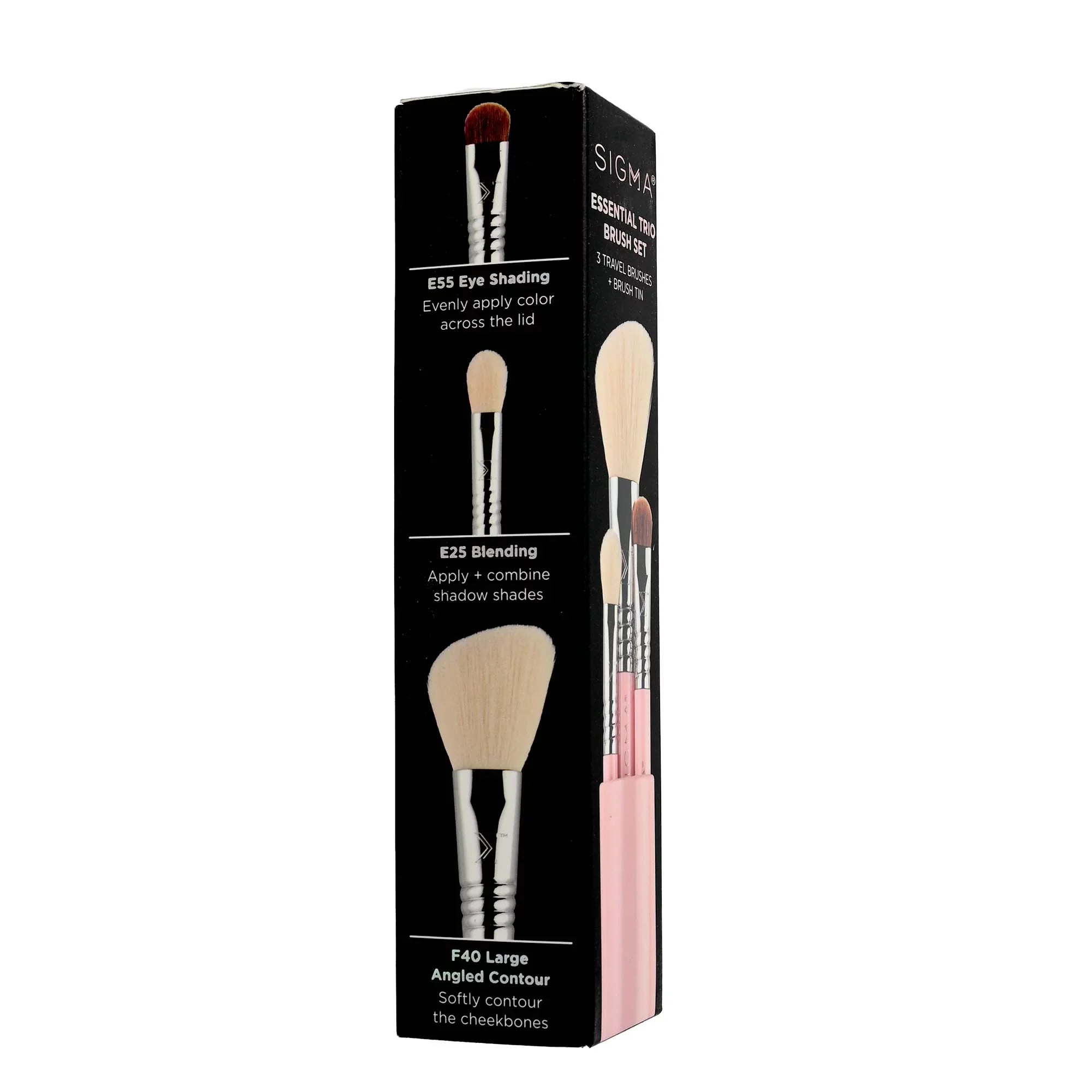 ETBS02 Trio Sigma Brush Essential - - Beauty Set Pink