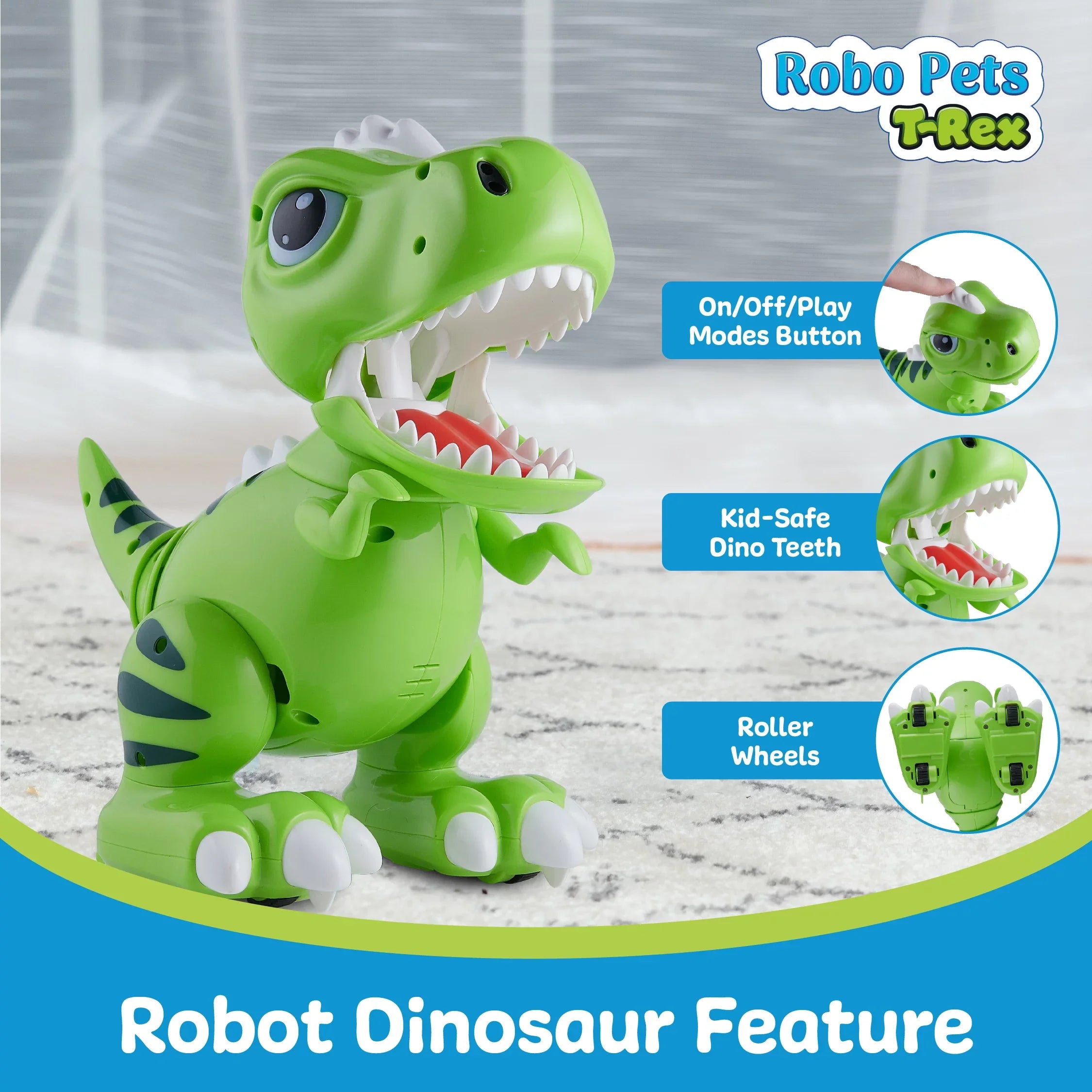 Power Pet T-Rex Robot Your Fun