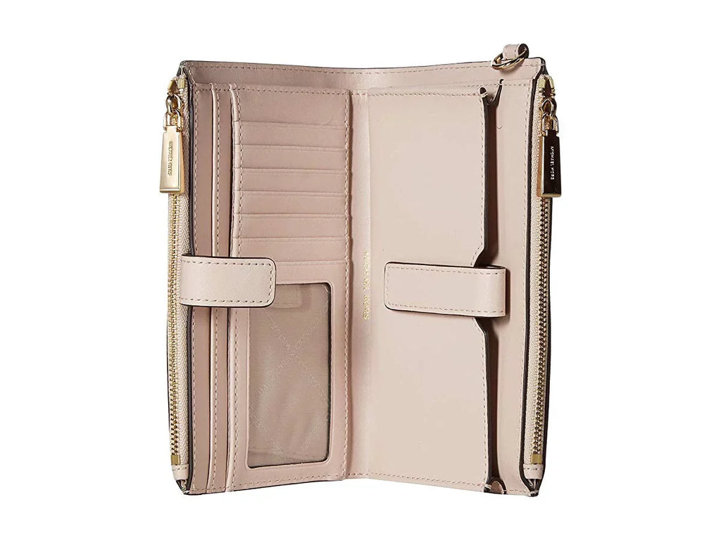 Pink Kors Michael Double Michael Wristlet Zip Soft
