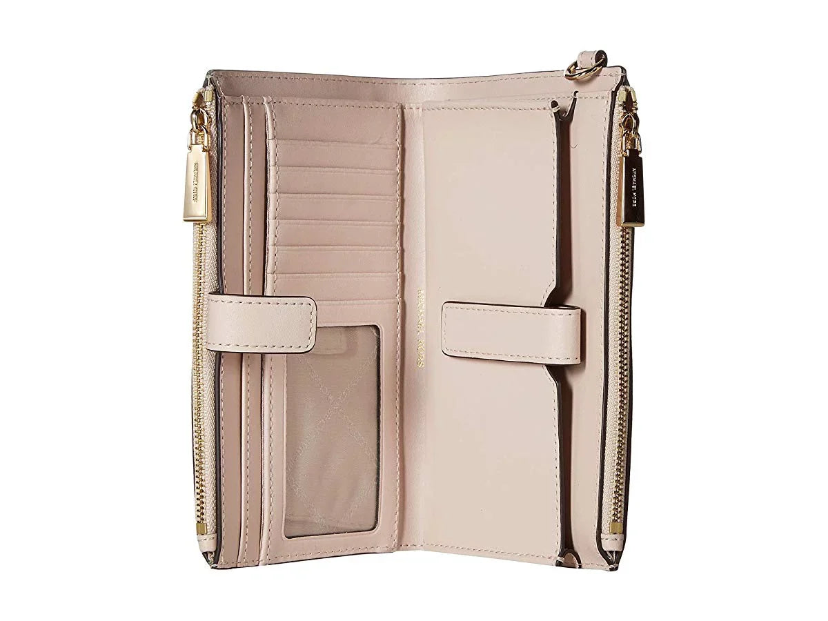 Pink Kors Michael Double Michael Wristlet Zip Soft