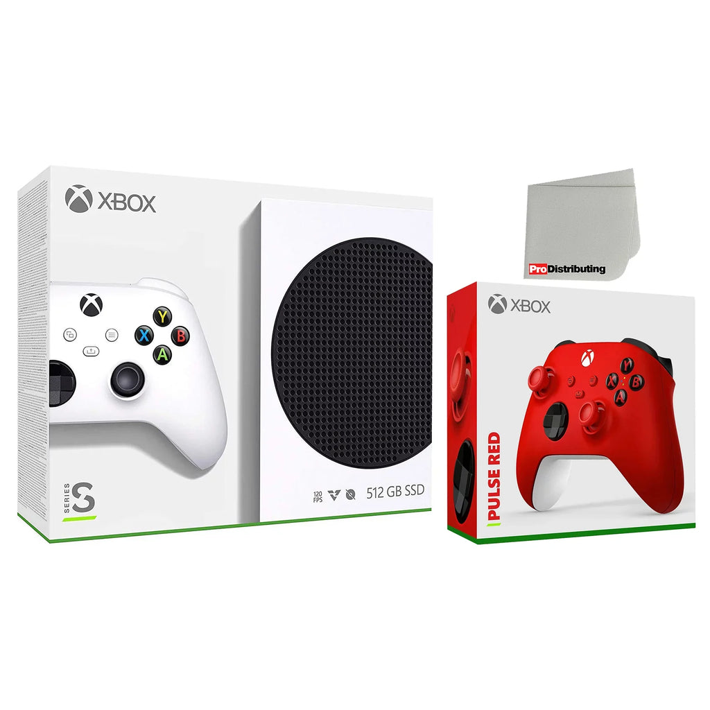 with Series Extra Pulse Digital and Console Microfiber Cloth S Controller Cleaning Microsoft Red 512GB Xbox