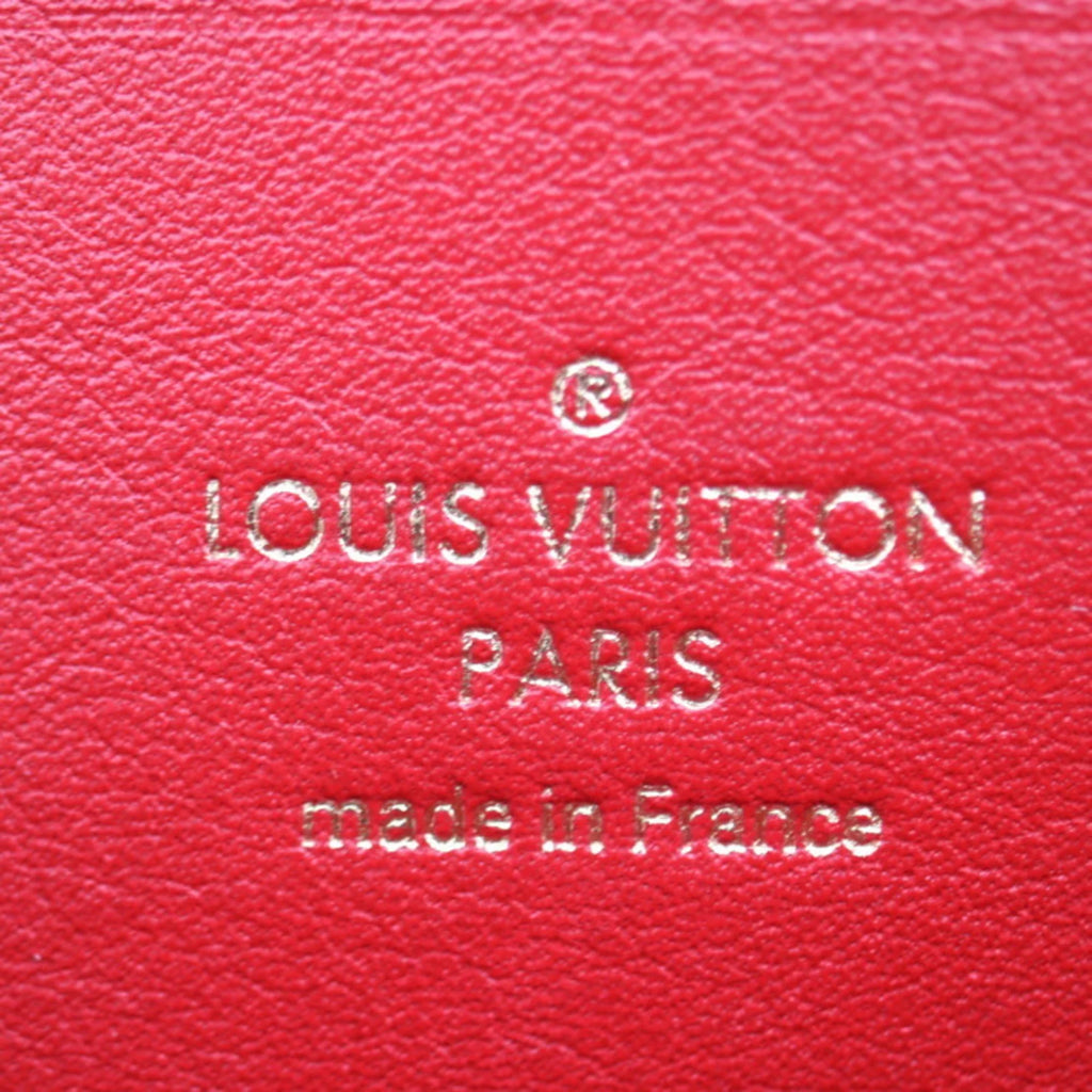 M54501 red bag shoulder leather gold Louis hardware VUITTON pink LOUIS Vuitton love Pre-Owned chain (Good) note