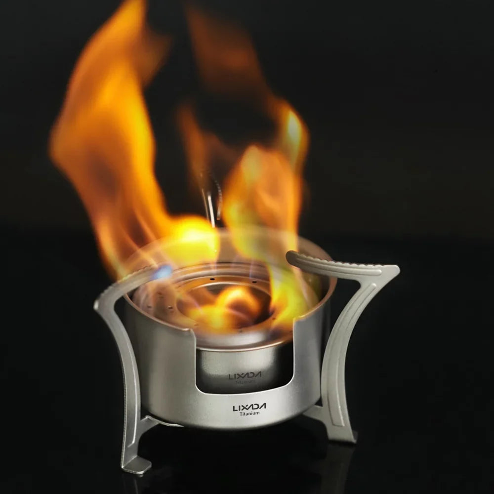 Stove Backpacking Fishing Camping Cooking Pocket Fuel Picnic for Friendly Hiking Ultralight Efficient Stove and LIXADA User