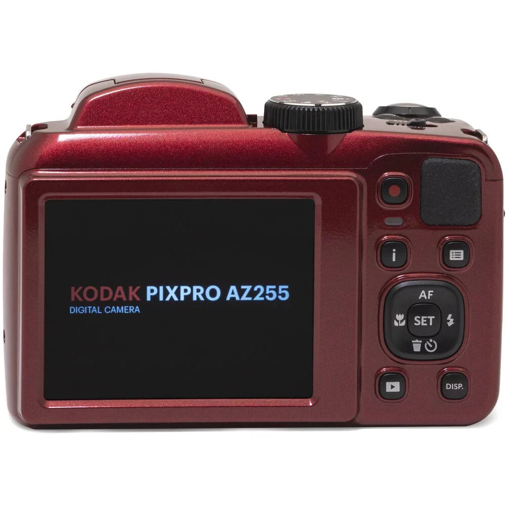 '+ Digital +Tripod Extra PIXPRO AZ255 Camera Case (Red) + Kit Battery -32GB Kodak