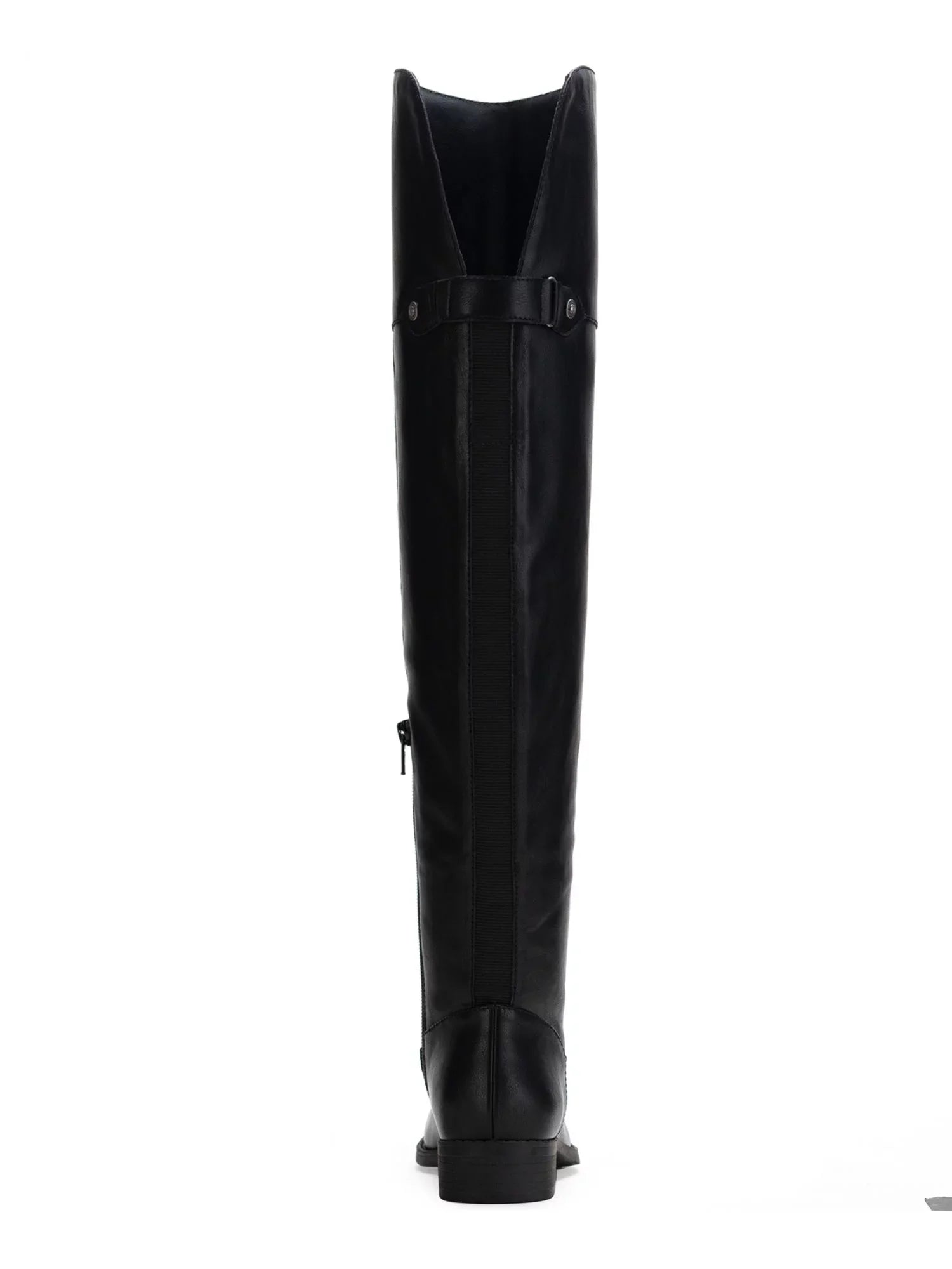 Toe Cushioned 8.5 WC STONE Zipper SUN Gore Resistant Shoes Womens Slip Accent Dress Black Round Boots Allicce M