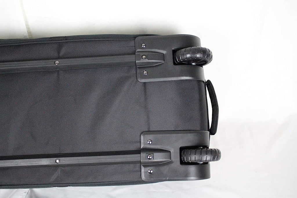 Double Two Pockets, For External Bag Travel, Padded Ski Air Bag, Easy Double With Oversized Ski Load, Wheels Rolling To Boot