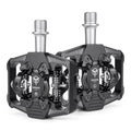 Double with Clip Pedals MTB Optimal Transfer Sided for Cleats Efficient Pedals