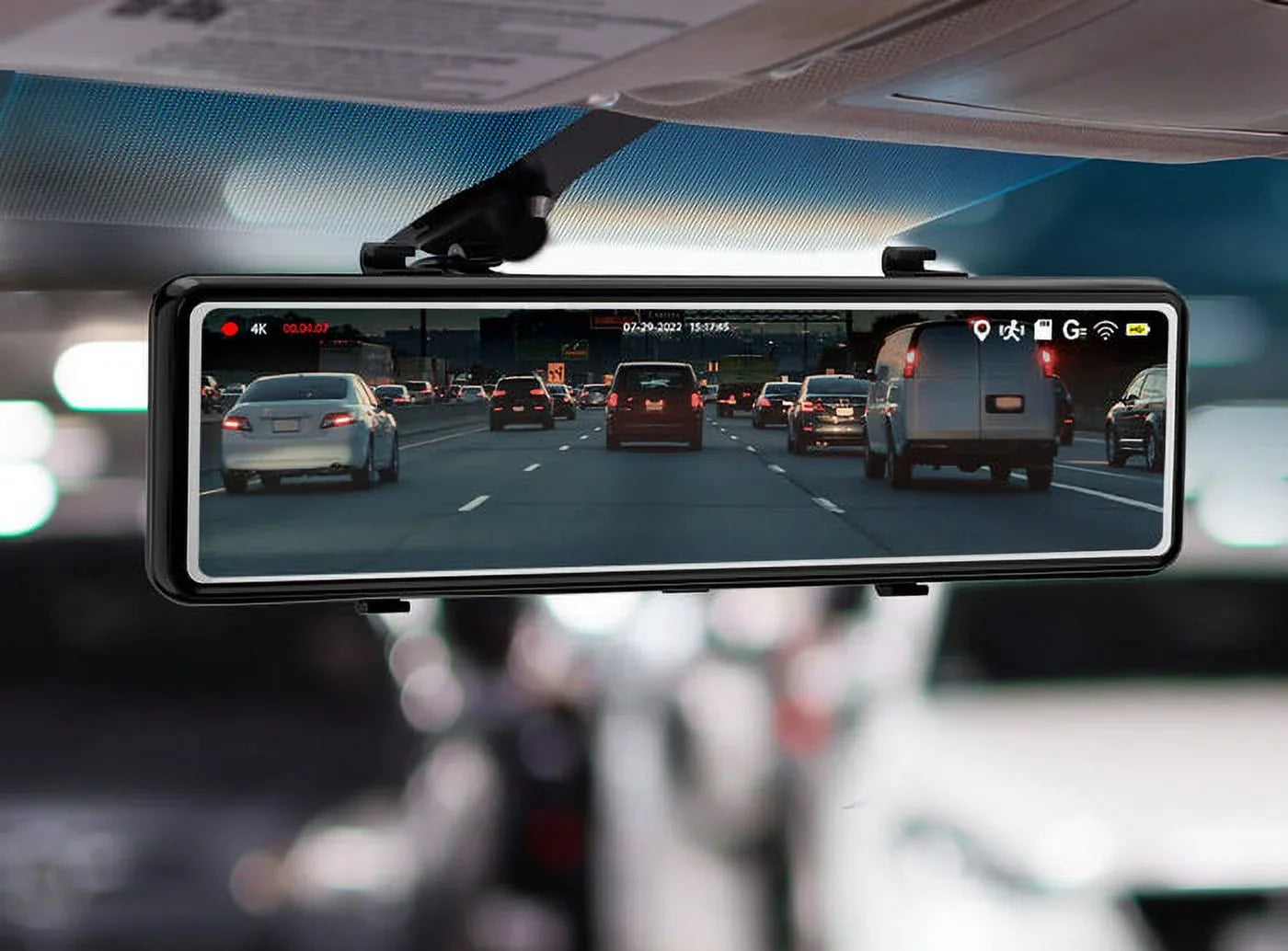 4K Y400 BT532783-1 Mirror Rearview 2-in-1 S UHD & Type Dashcam