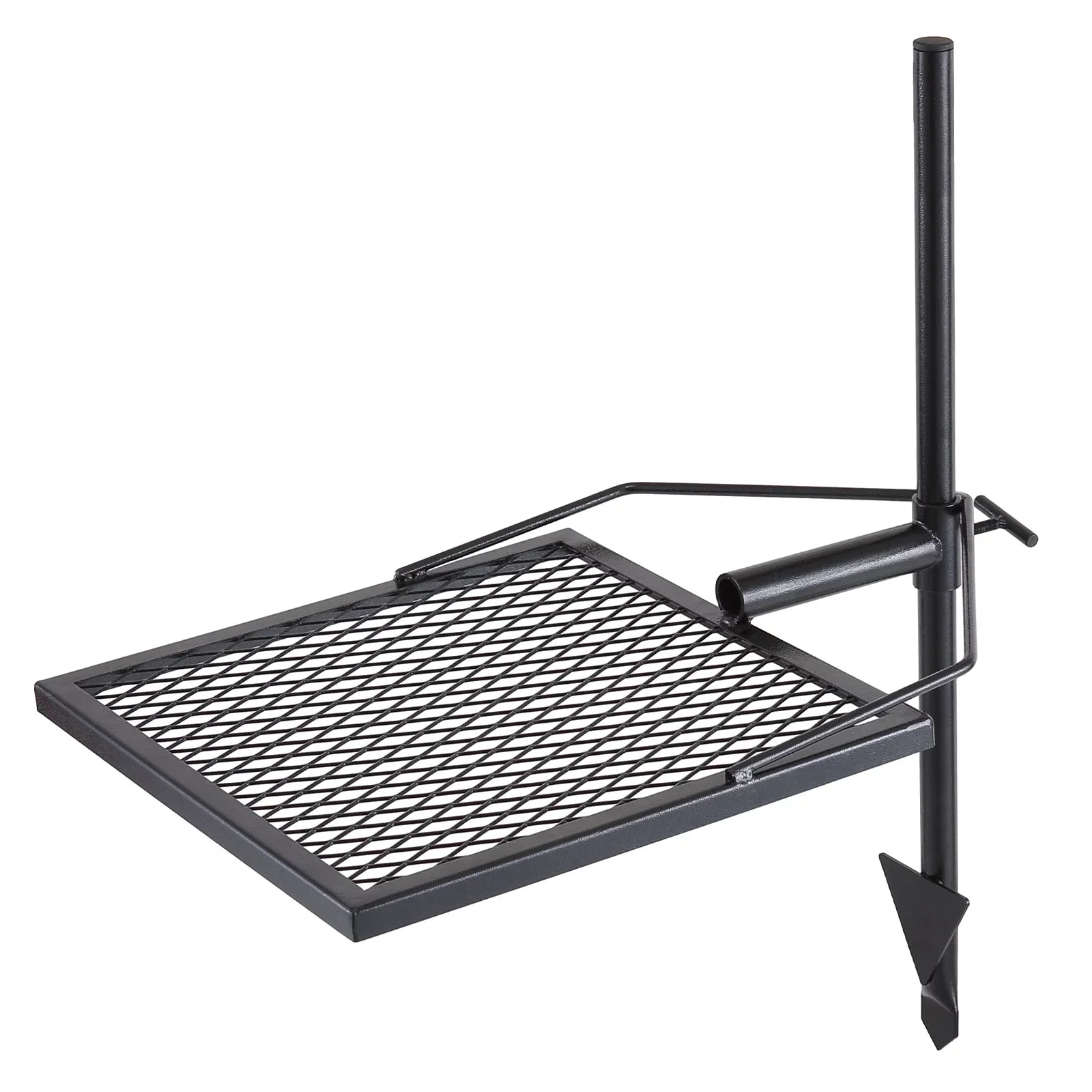 Fire Open Grate Steel BENTISM Adjustable 16" x Swivel Heavy Duty Grill Campfire 16" Cooking