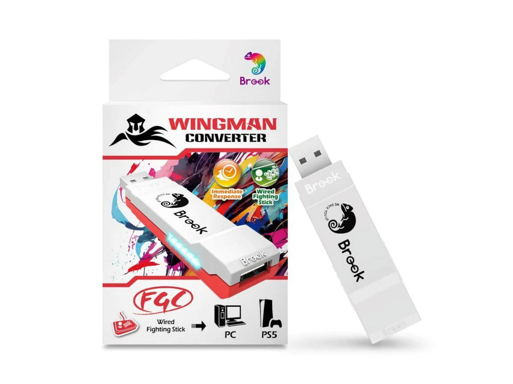 Games, 6 FGC Brook An Wingman converter Built Fighter Arcade PS5 Street for Joystick - Supports Converter, and Fighting
