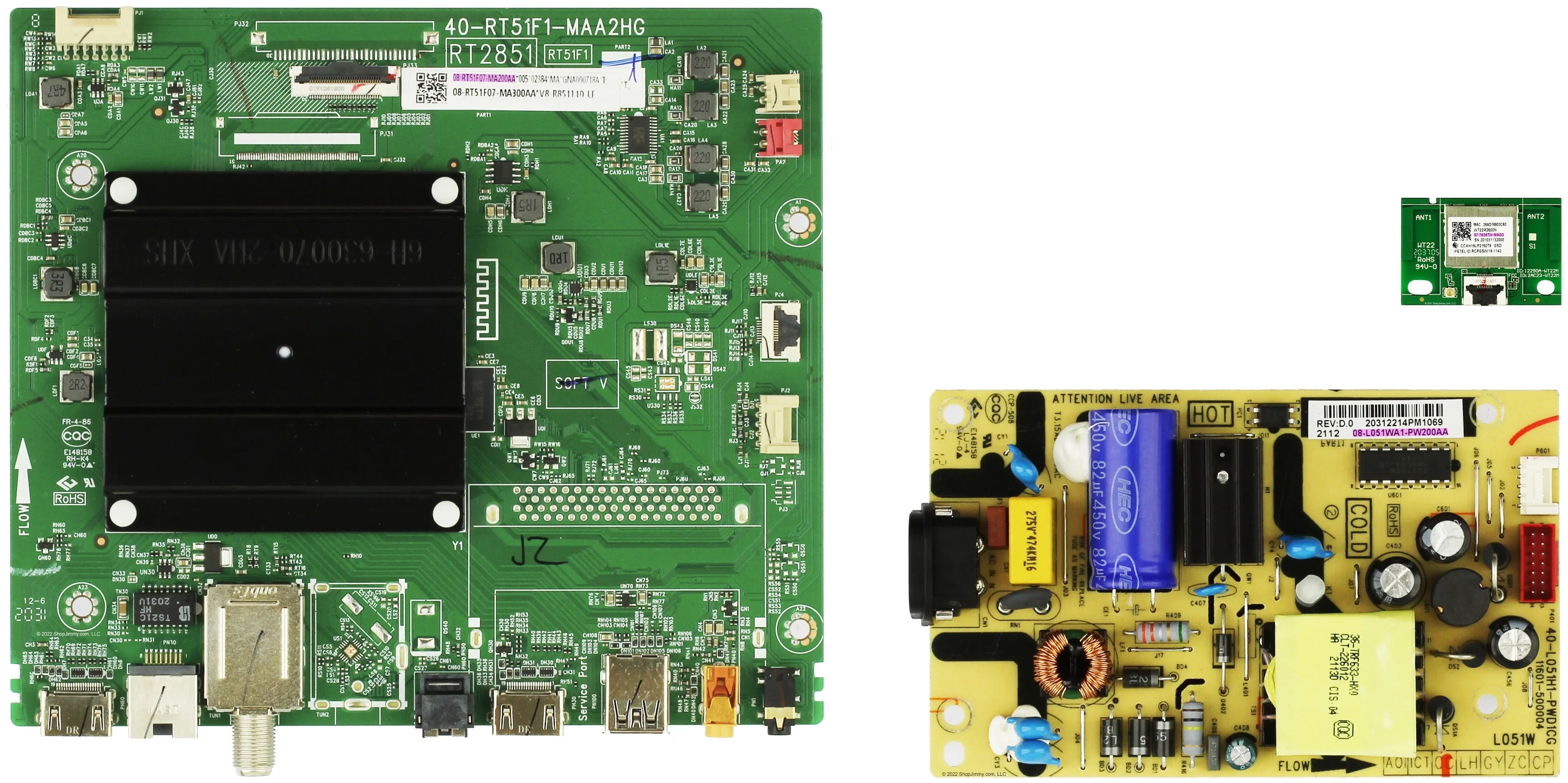 Kit Parts 32S330 V2 TCL Repair Complete TV