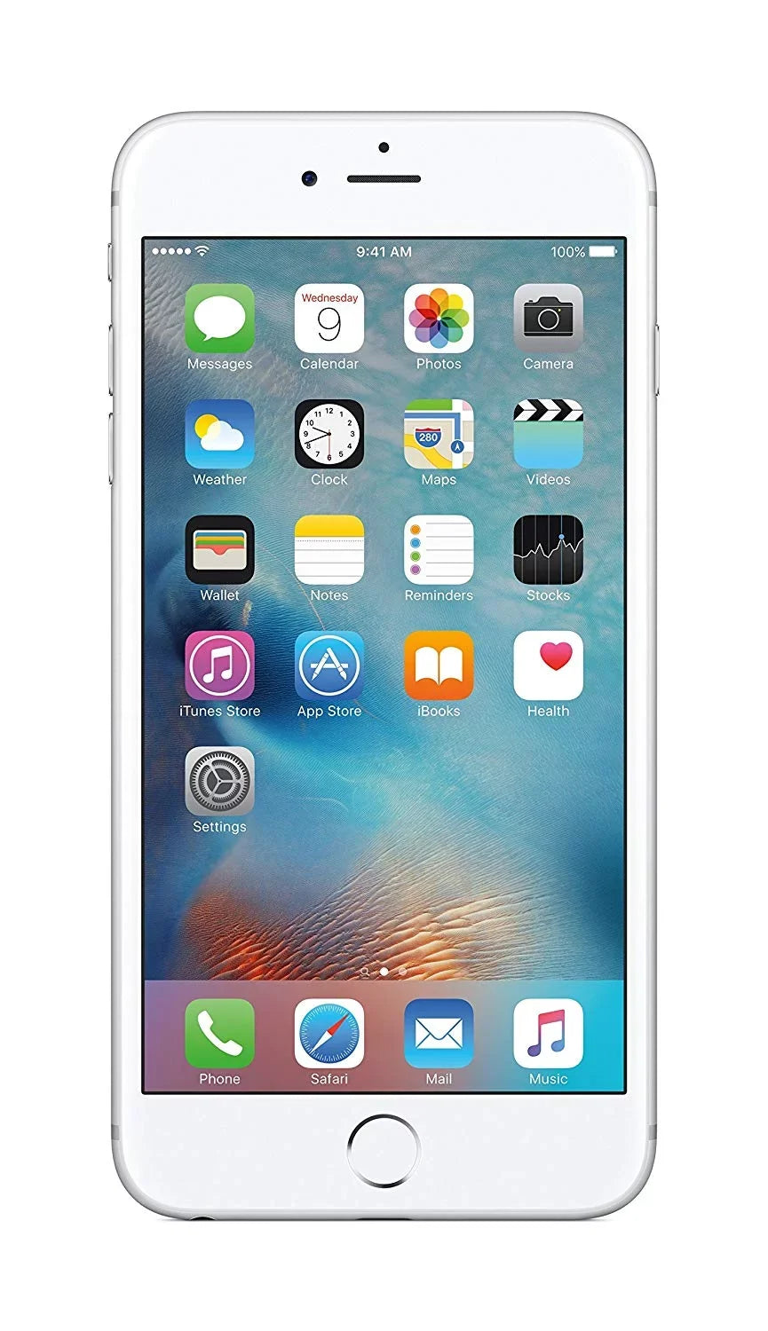 (Refurbished) Restored iPhone 6s Apple - 64GB Silver Unlocked Screen - 5.5" Phone Plus