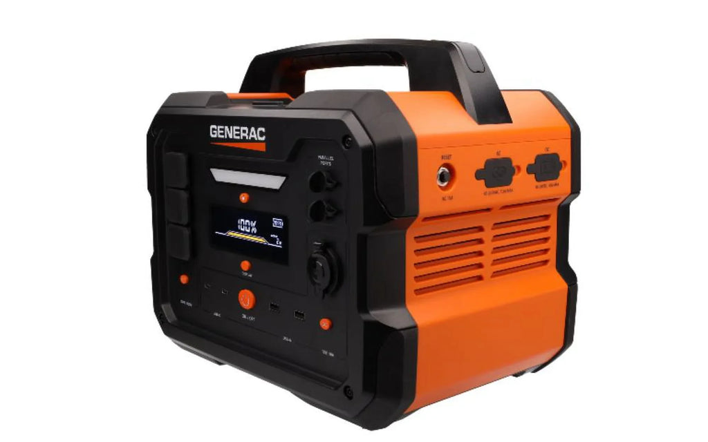 '- Generac 1086Wh Watts 1600/3200 Power Charging Portable Battery Station Powered Generator 8025 Panel Solar Compatible