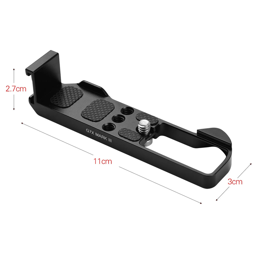 Replacement III Plate 1/4 Shoe 3/8 L Mount Accessories Wrenches with for Release Camera Camera Quick Threaded Holes Mark Suzicca Cold G7X Canon