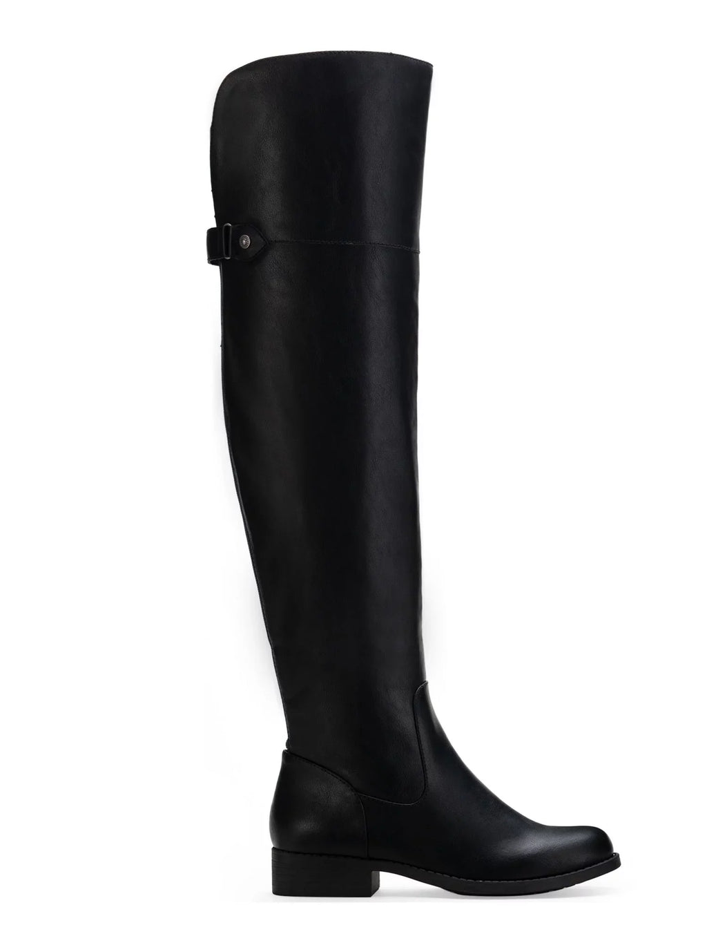 Toe Cushioned 8.5 WC STONE Zipper SUN Gore Resistant Shoes Womens Slip Accent Dress Black Round Boots Allicce M