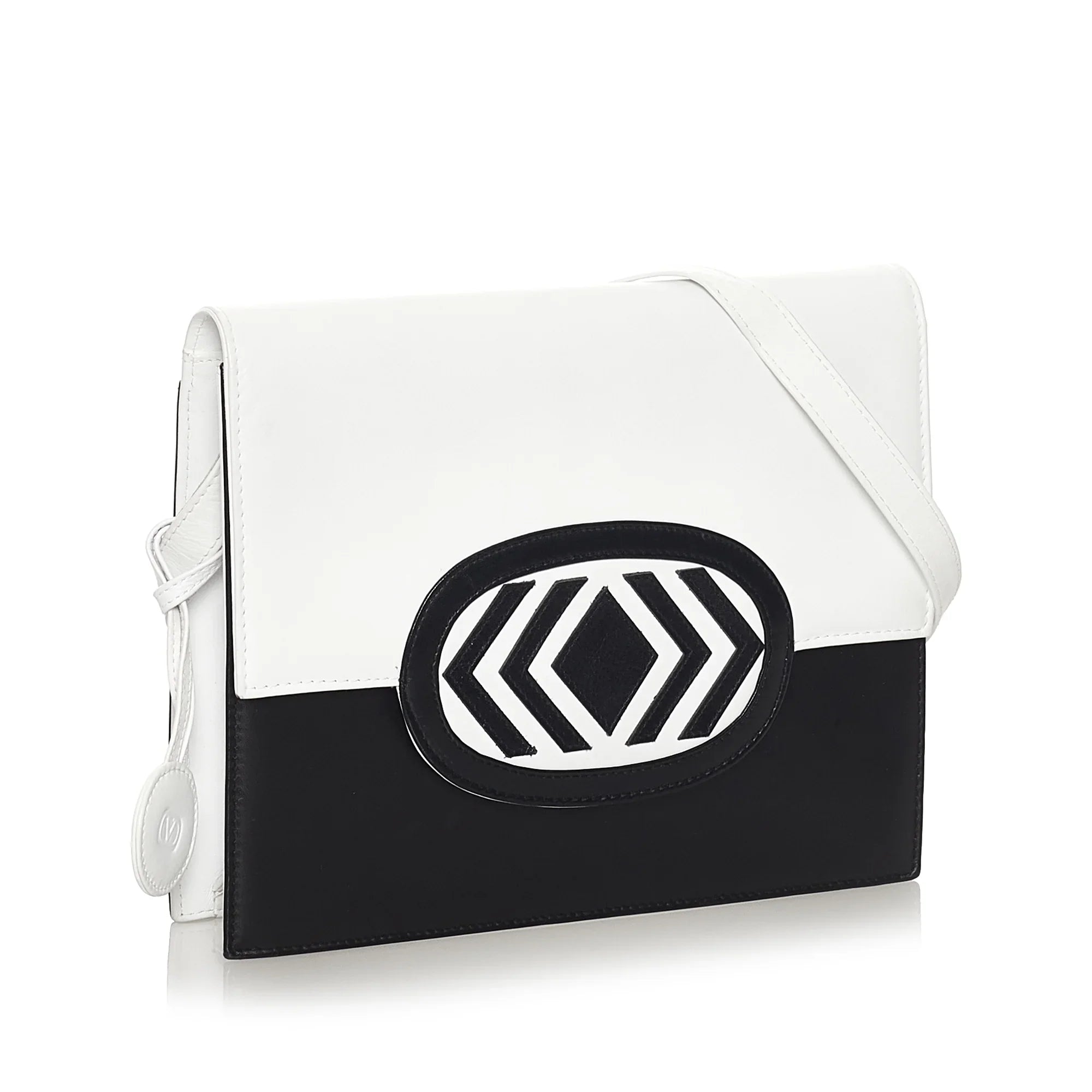 Pre-Owned Crossbody Bag Valentino Calf Authenticated White Leather Women (Good)