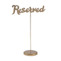 Reserved - Calligraphy Table Pieces - Signs Gold 6 Supplies Party