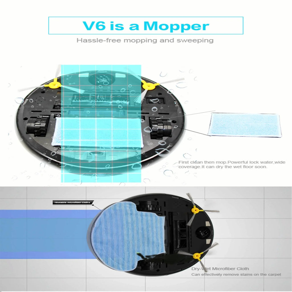 Charging, Noise, Design, Mute, Vacuum Cleaner: Color Black Ultra-Thin Low Robot Cordless Smart Automatic