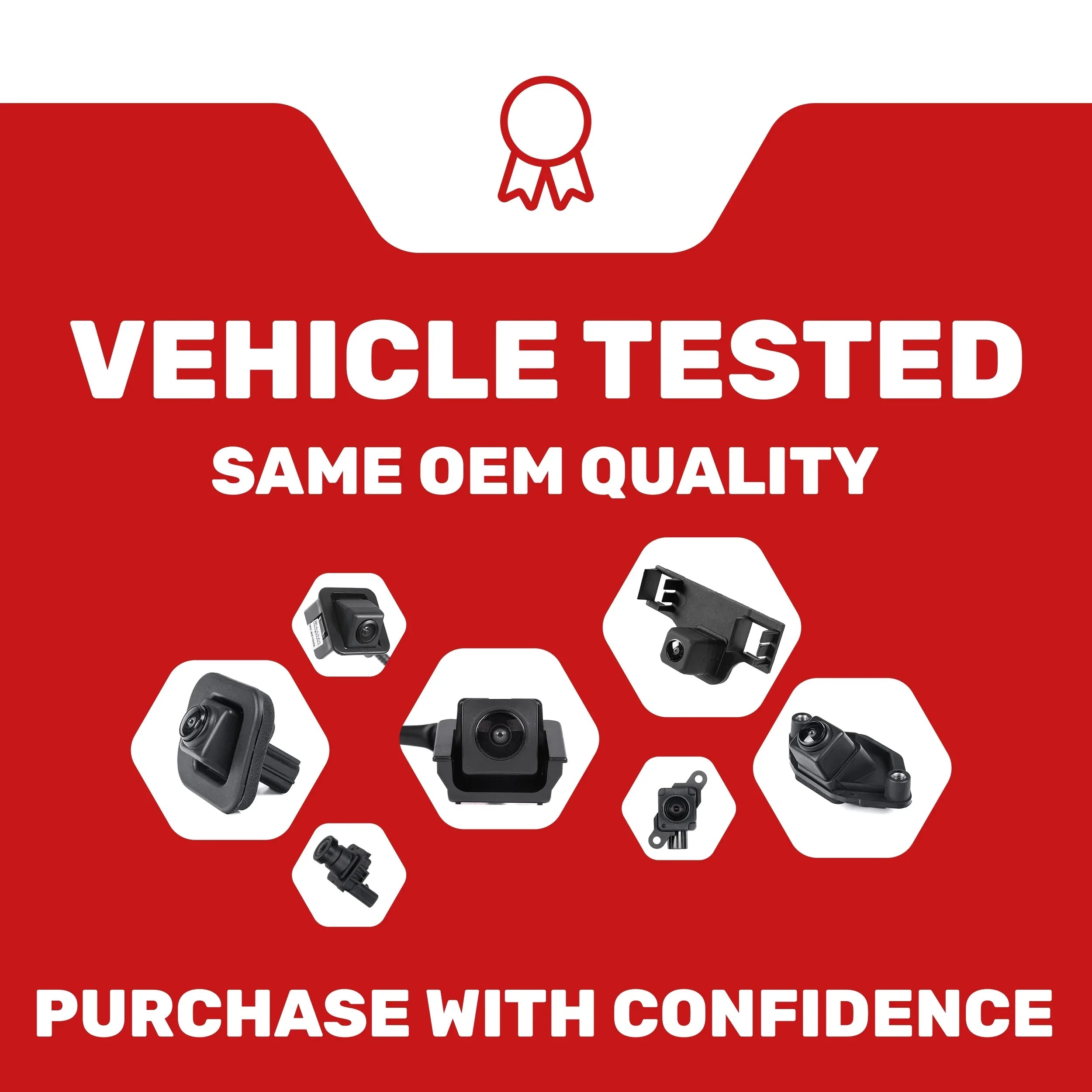 Mirror for 23165926 # Backup (2018-2019) Part OE Replacement Master Traverse w/o Chevrolet View Video Camera Display Rear Tailgaters