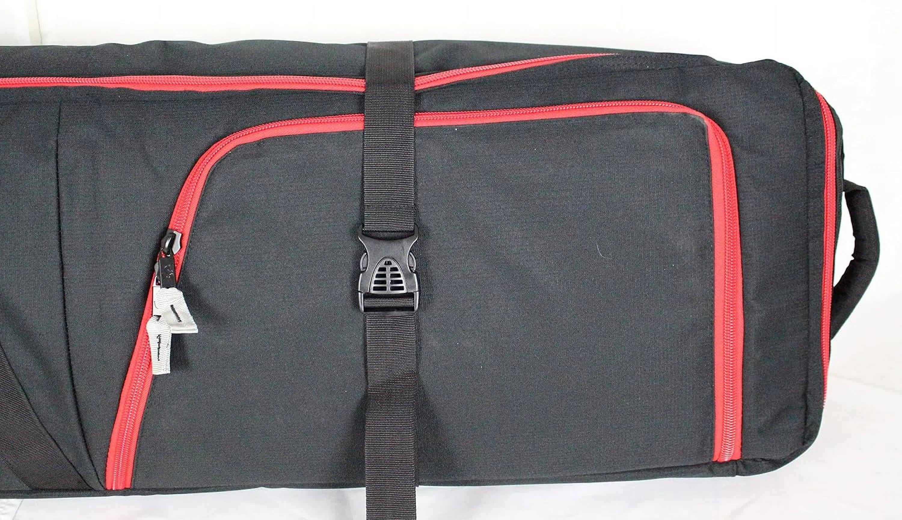 Double Two Pockets, For External Bag Travel, Padded Ski Air Bag, Easy Double With Oversized Ski Load, Wheels Rolling To Boot