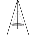 Grilling 22" Set with Diameter Sunnydaze - Cooking Grate Tripod
