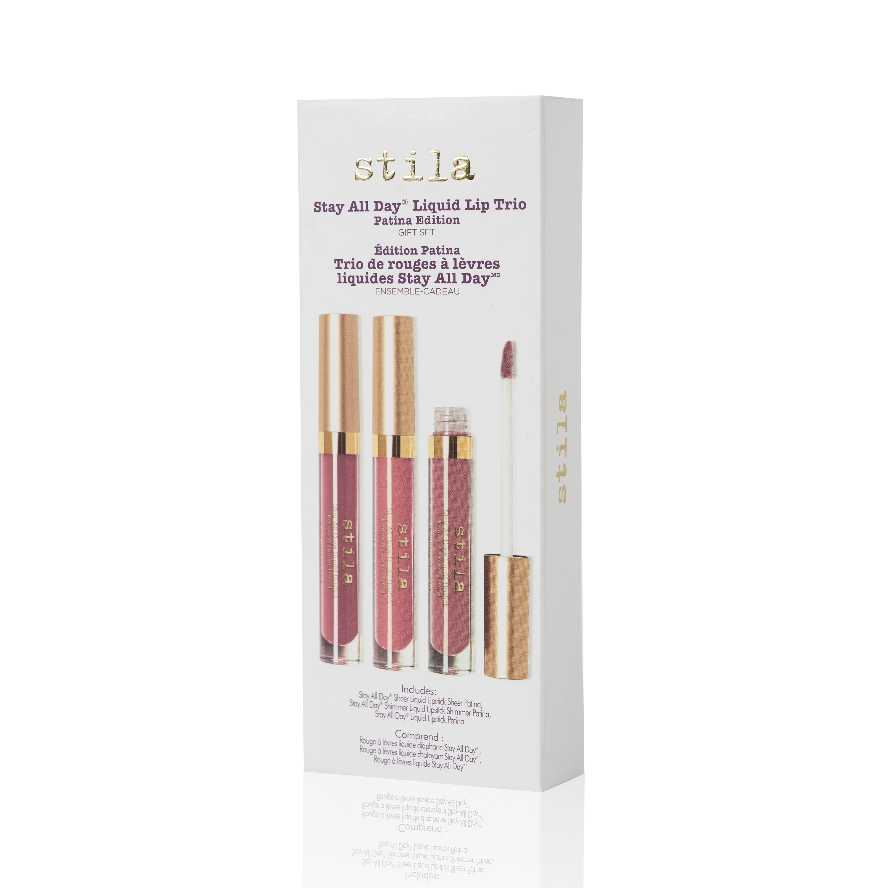 Set Edition Stila Day Gift Lip All Patina Stay Trio Liquid