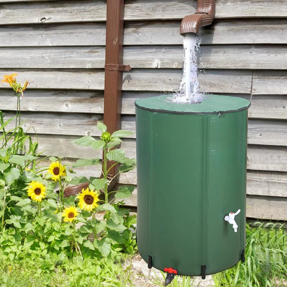 100 Rain Portable Storage Tank Gallon Ktaxon Collapsible Barrel, Water