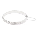 Silver Bracelet Giavonna Bangle Crystal-Cut Dolce Sterling