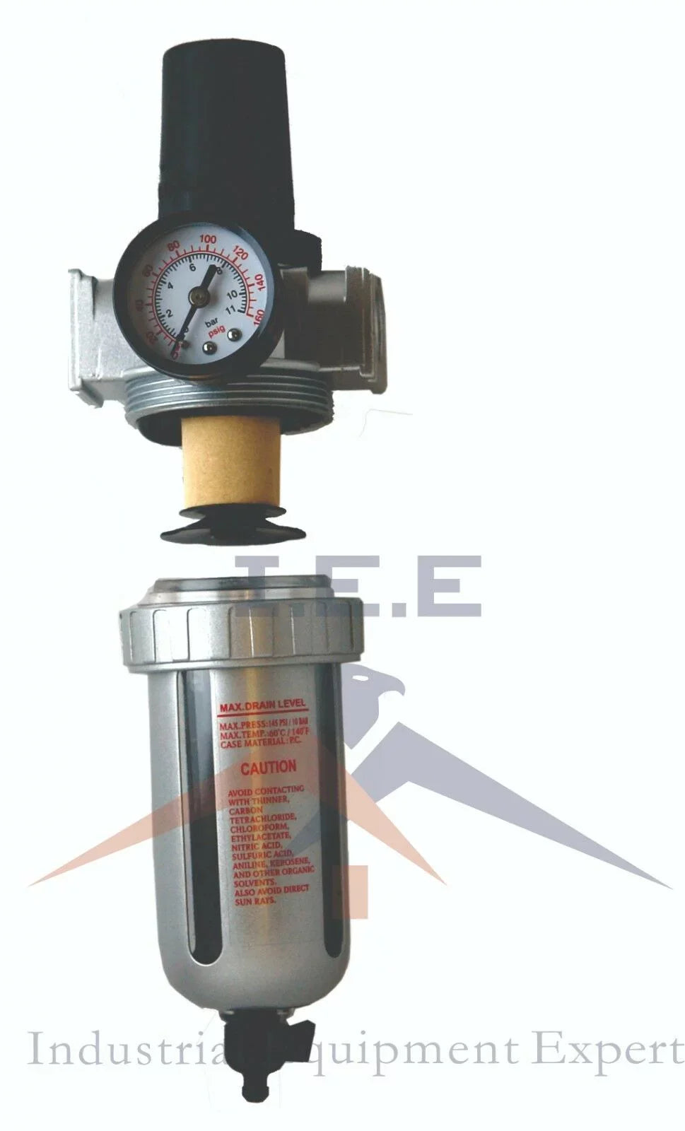 Moisture Pressure Trap Regulator Compressed Water Particulate Filter 3/8" / Air