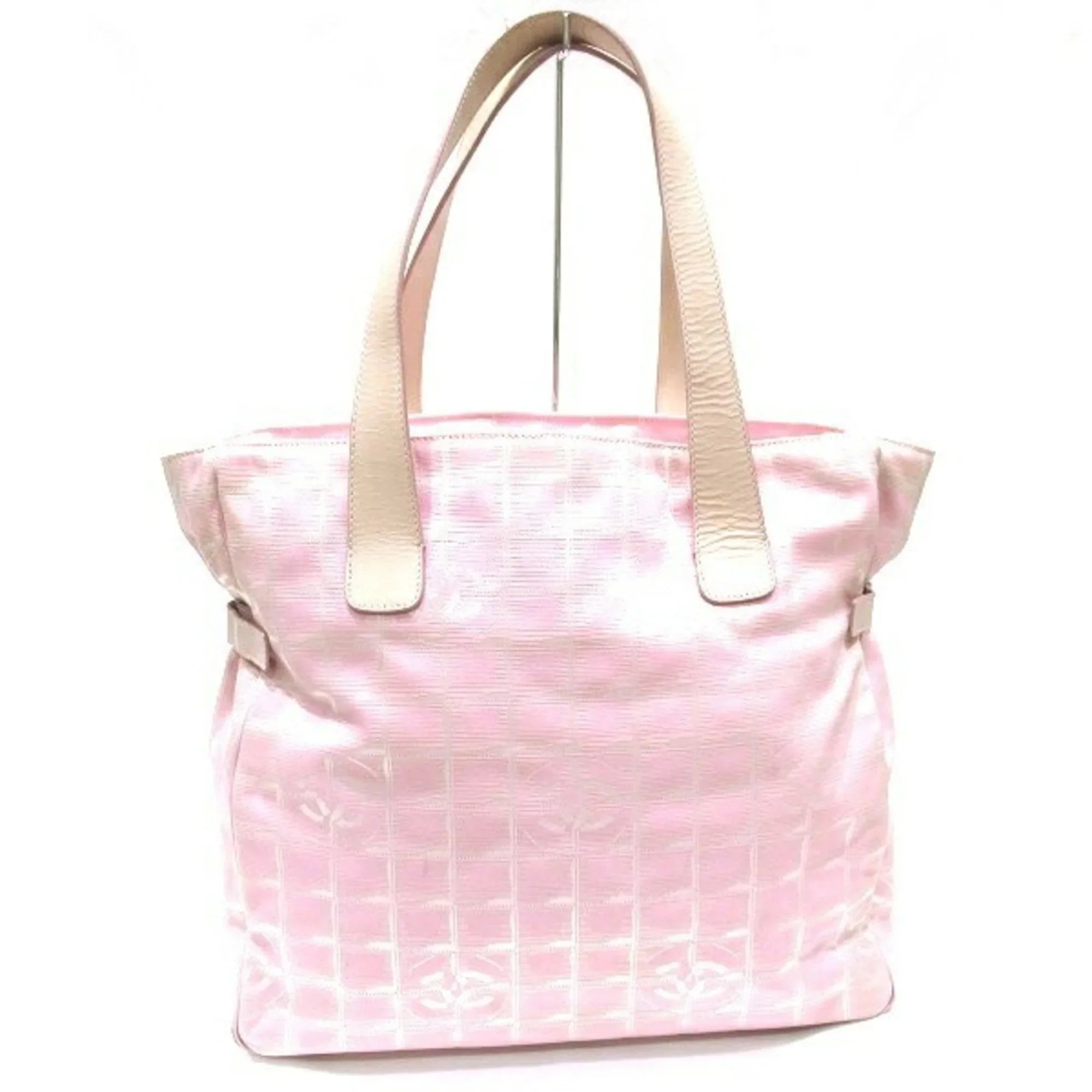 Tote A15825 (Good) Pink Bag New CHANEL Travel Pre-Owned Women's GM