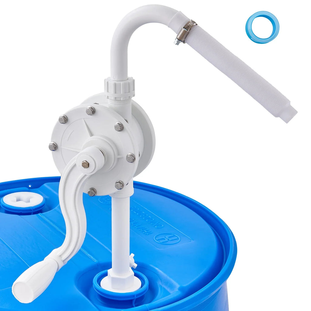 Crank Drums Hand BENTISM Pump 5-55 Rotary Drum Transfer Barrel Water Gallon Pump