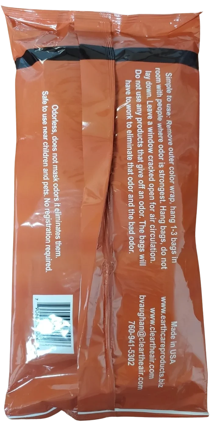 1 Earth 1.5 (12 X Bag Odor bags Case care Remover lbs)