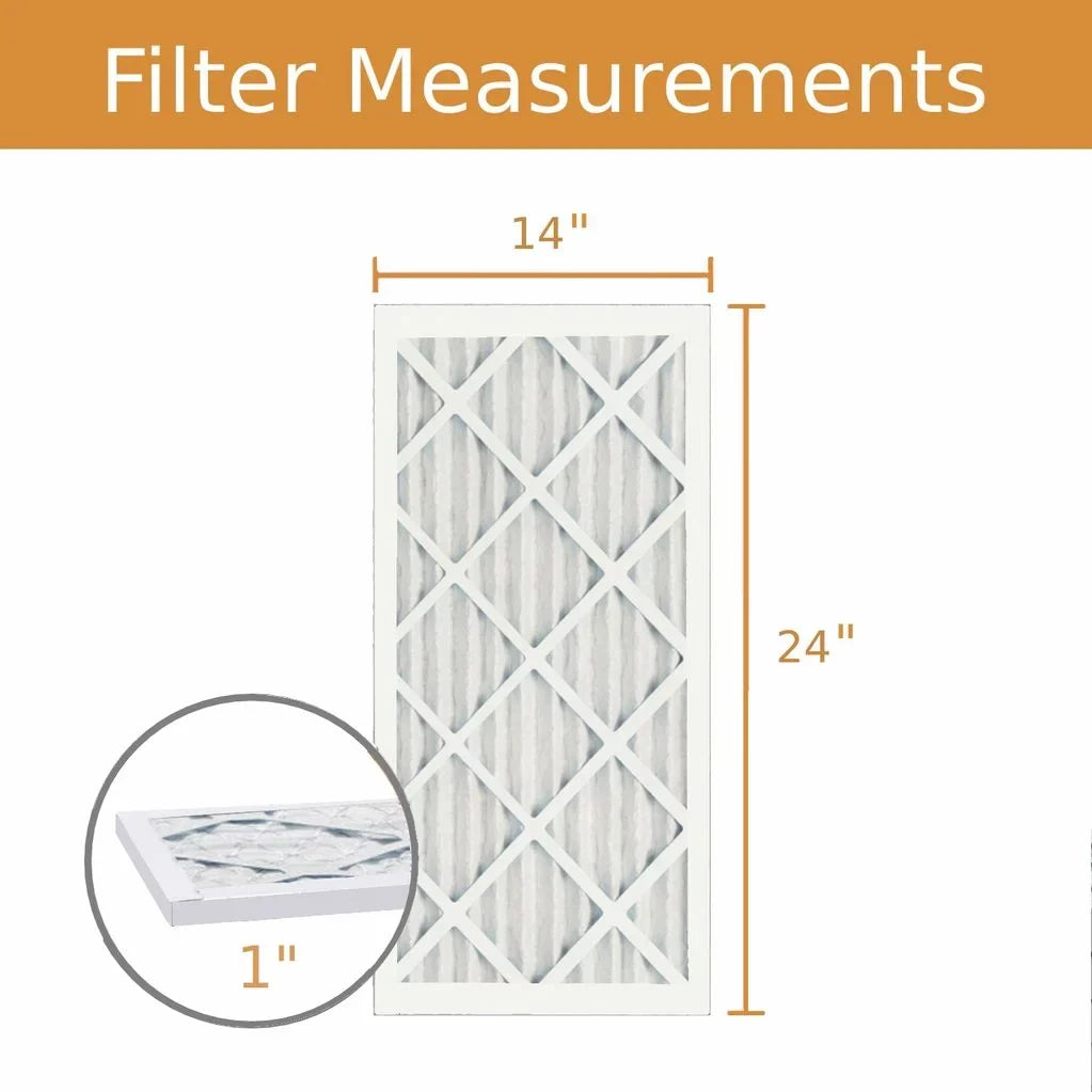 Filter Key - Air Purolator Pack) (6 MERV Pleat 8 14x24x1