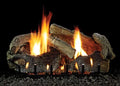 Oak Glaze Aged with Slope Burner, VF/V Logset NG 30" Stacked