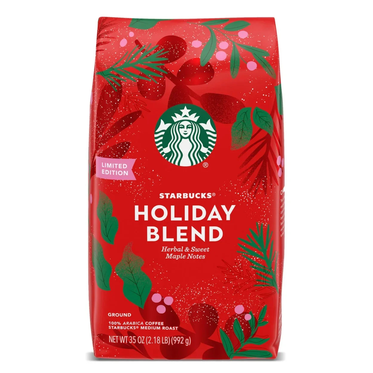 Starbucks Holiday Sweet, & Herbal Ounce Coffee, Ground 35