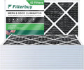 Eliminator 8 Filterbuy MERV Carbon with Furnace (12-Pack) Odor HVAC Filters 12x20x1 AC Air Pleated Activated