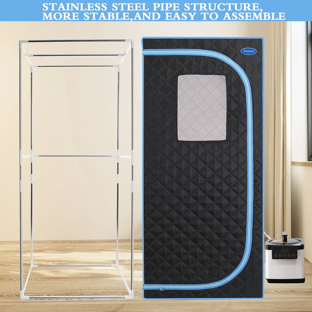 Spa black Box With Full Sauna Sauna Cheelom Home Steam Tent Sauna，Portable Body