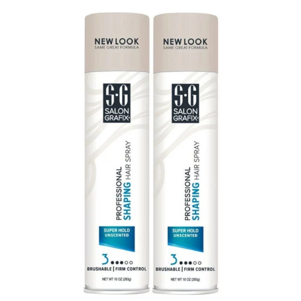 Pack 10oz Salon 2 Unscented Spray, Grafix each Shaping Hair