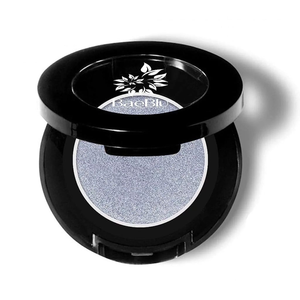 Pressed Made Sterling Organic Smooth Velvety Eyeshadow Finely in BaeBlu Hypoallergenic Natural Powder, 100% USA,