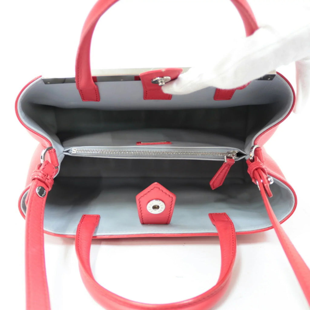 Bag Handbag Pre-Owned Red Toujour (Fair) FENDI Ladies Shoulder