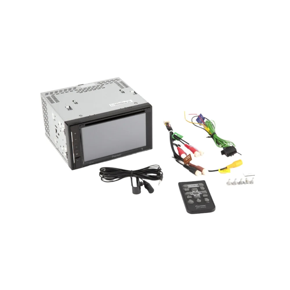 DIN Media for Kit/in-Dash W/ AM Touchscreen Camera/Installation AM/FM Receiver WVGA 2001-2005 Grand Pontiac Stereo Double 6.2" Car with DVD/CD Bluetooth/Backup KIT4838 Pioneer Bundle Digital
